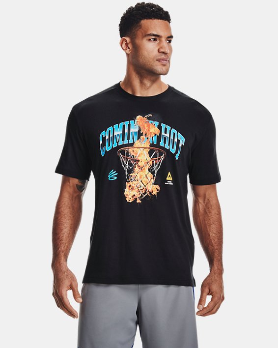Men's Curry Comin' In Hot T-Shirt, Black, pdpMainDesktop image number 0